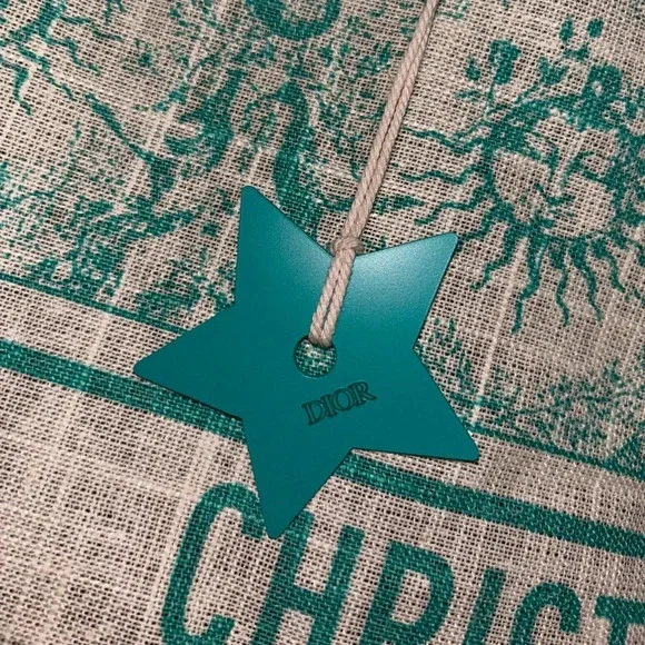 Christian Dior Dioriviera Aquamarine Cloth Linen Tote Bag - Picture 3 of 12